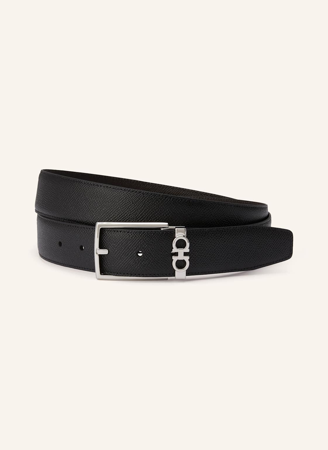 Ferragamo Ledergürtel schwarz von FERRAGAMO