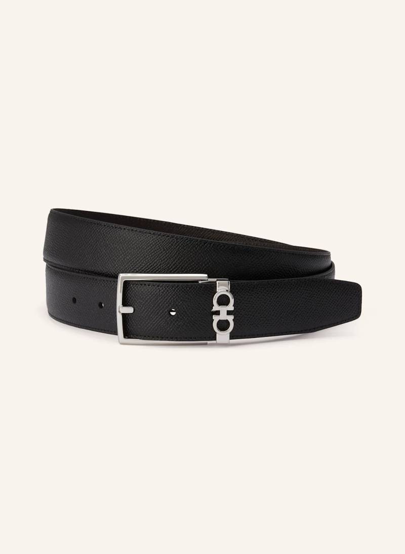 Ferragamo Ledergürtel schwarz von FERRAGAMO