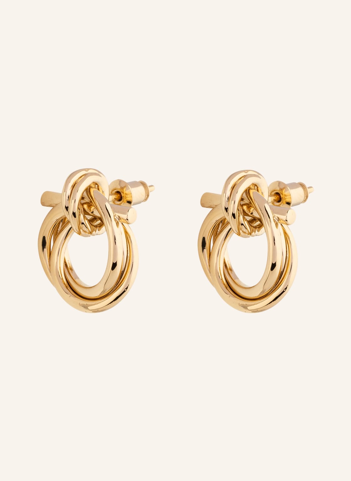 Ferragamo Ohrstecker Gancio Evo gold von FERRAGAMO