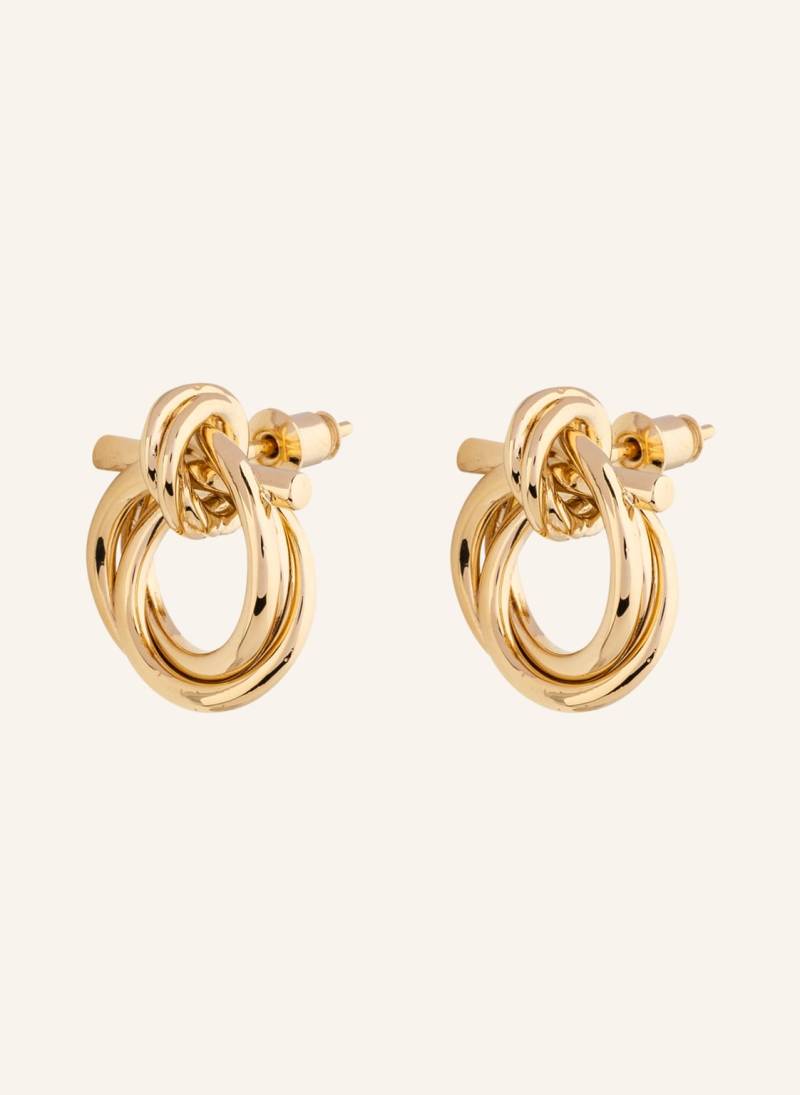 Ferragamo Ohrstecker Gancio Evo gold von FERRAGAMO