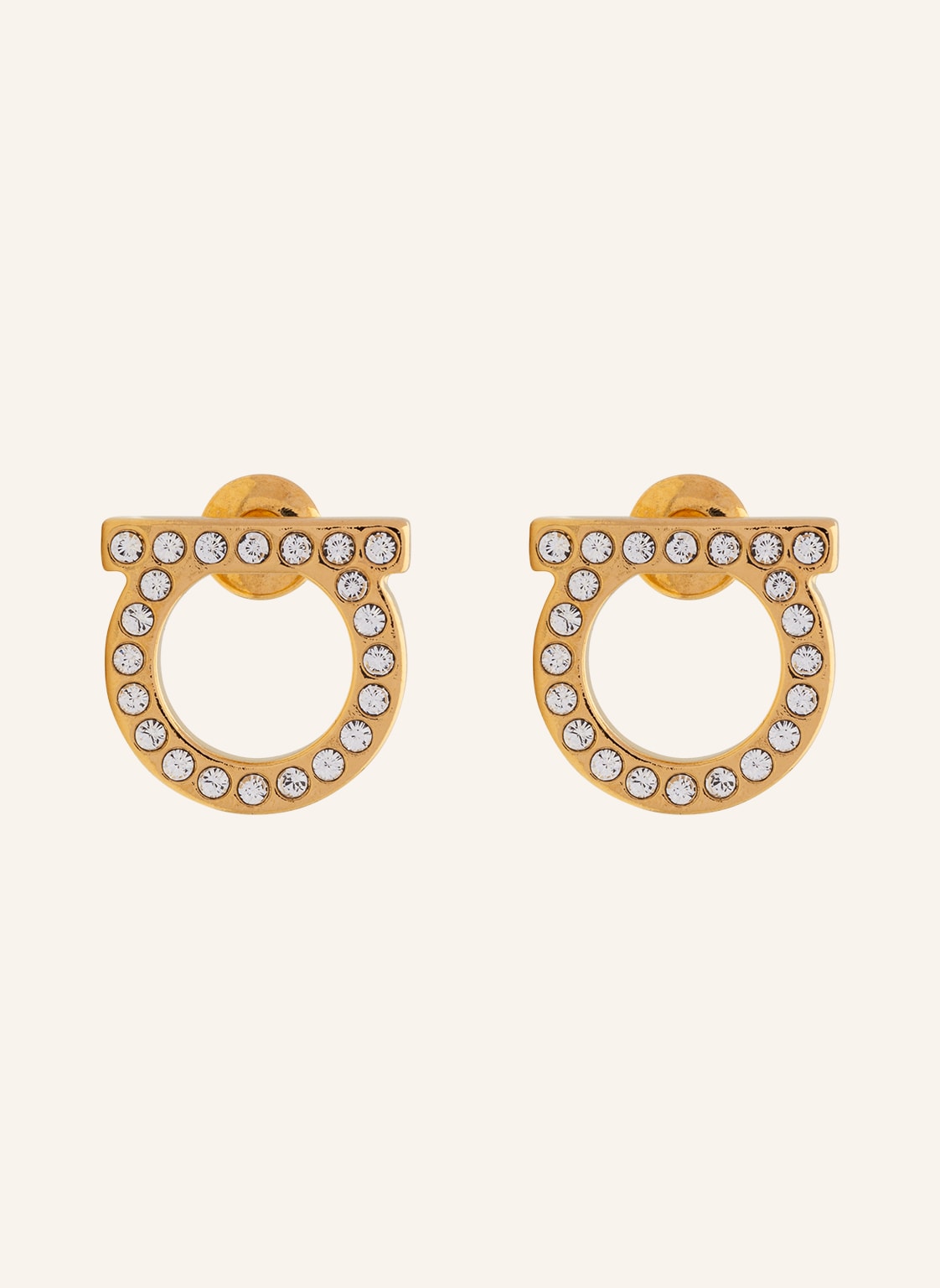 Ferragamo Ohrstecker Gancio gold von FERRAGAMO
