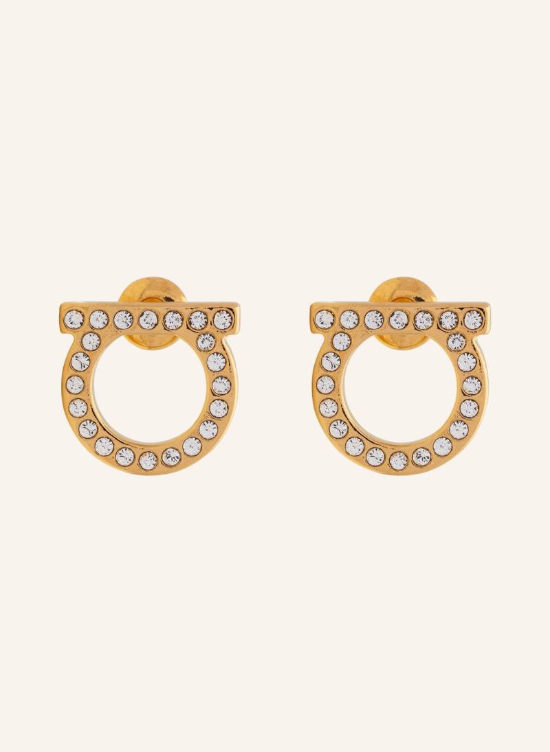 Ferragamo Ohrstecker Gancio gold von FERRAGAMO
