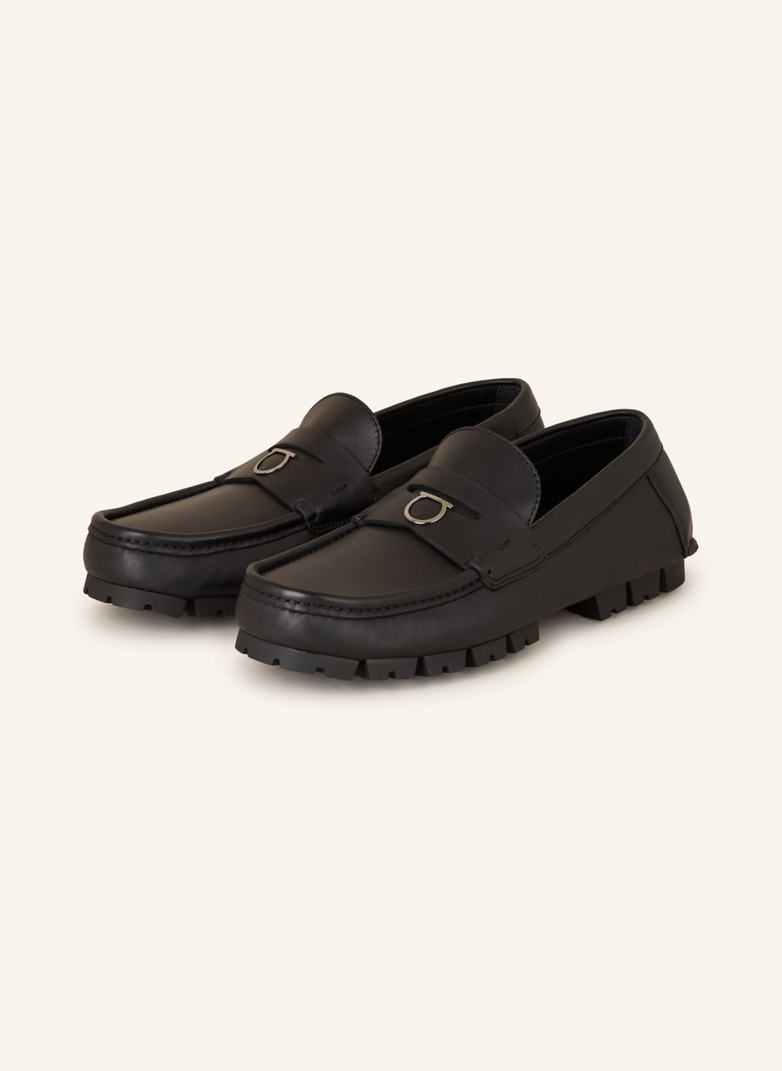 Ferragamo Penny-Loafer Dougan schwarz von FERRAGAMO