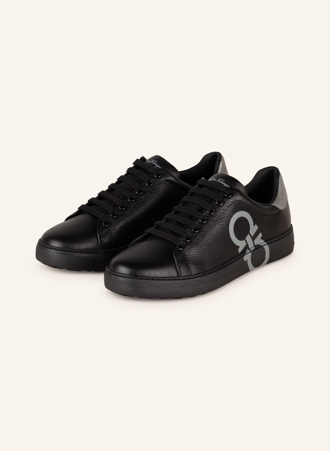 Ferragamo Sneaker Number schwarz von FERRAGAMO