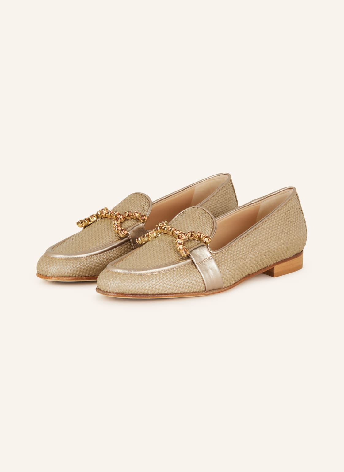 Festa Loafer Joys Mit Schmucksteinen beige von FESTA