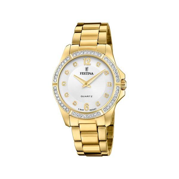 Analoguhr Damen Gold 34mm von FESTINA