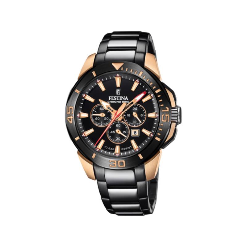 Chronograph Uhr Herren Black 34mm von FESTINA