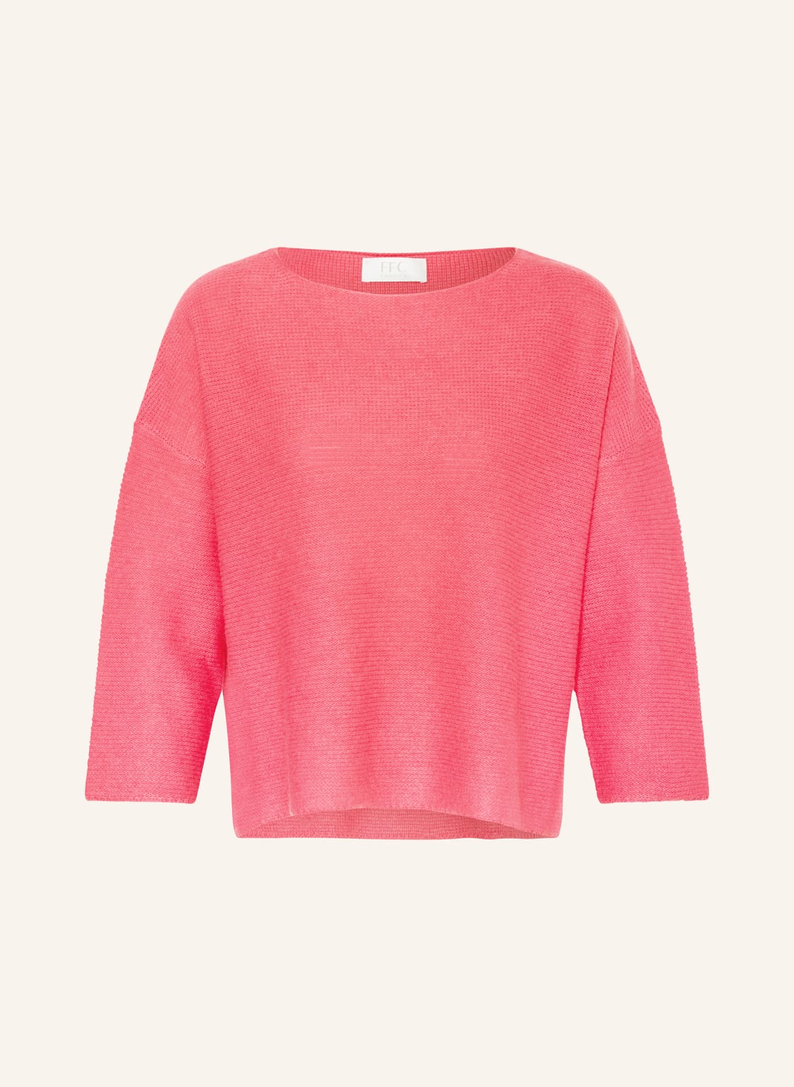 Ffc Pullover Mit Cashmere Und 3/4-Arm rot