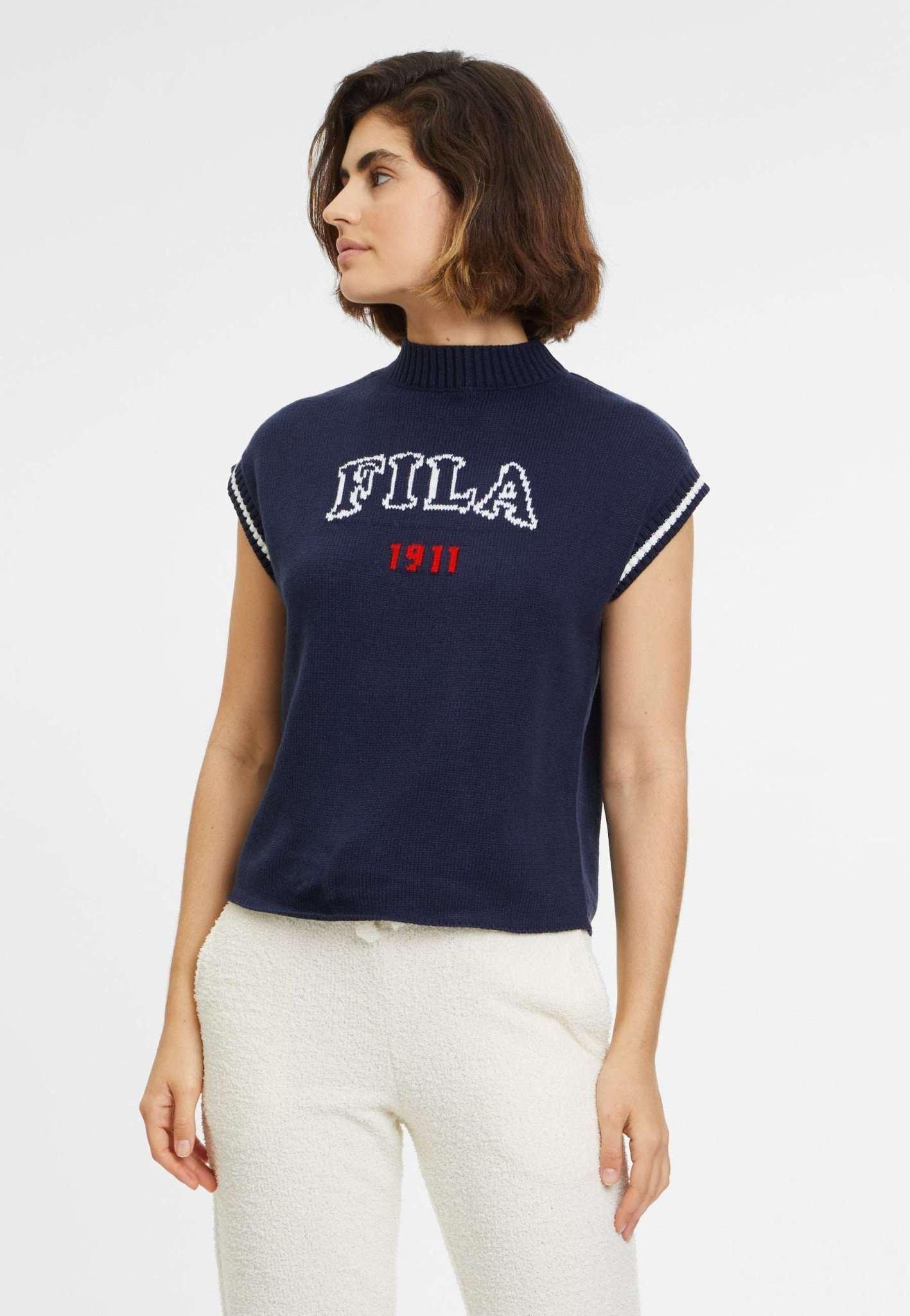 Blusen Tarija Damen Blau L von FILA