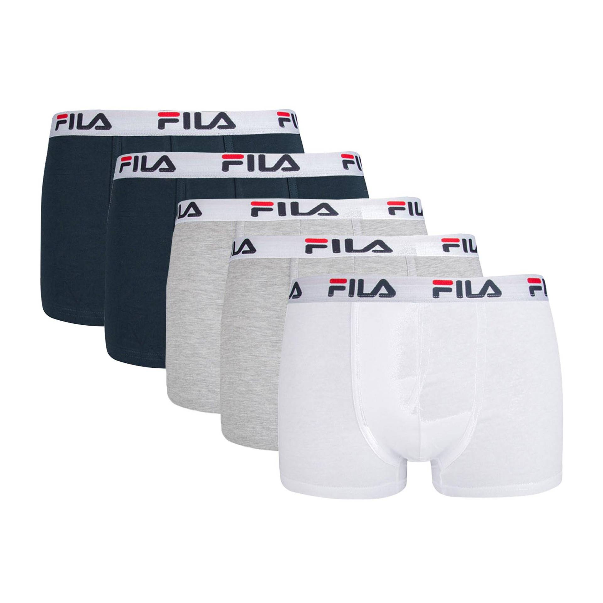 Boxershort 5er Pack Stretch Herren Marine L von FILA