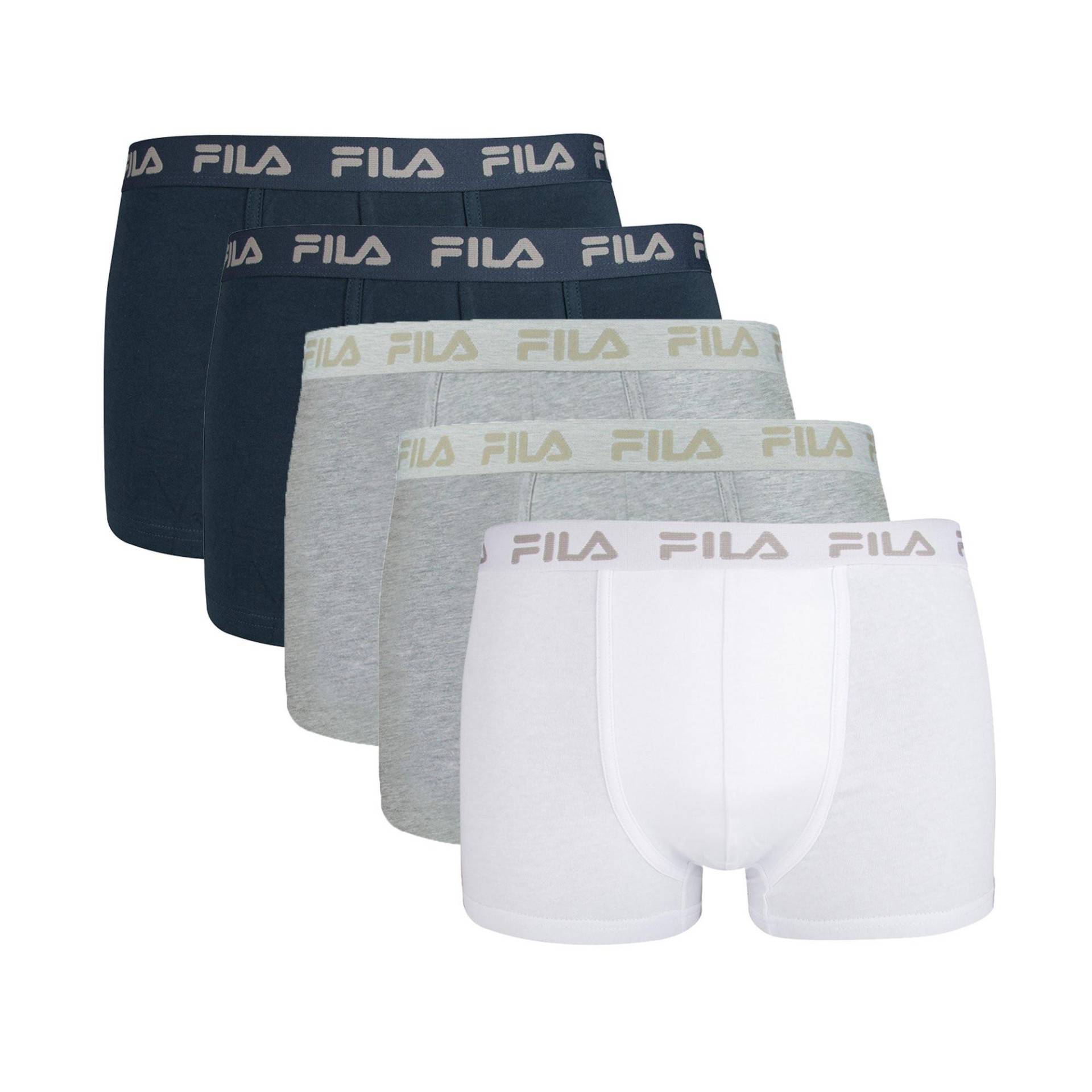 Boxershort 5er Pack Stretch Herren Marine S von FILA