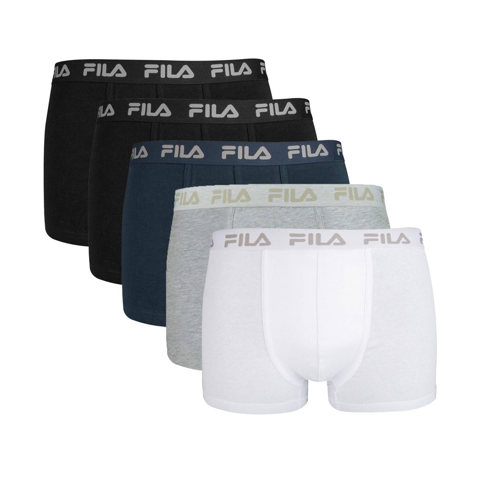 Boxershort 5er Pack Stretch Herren Multicolor M von FILA