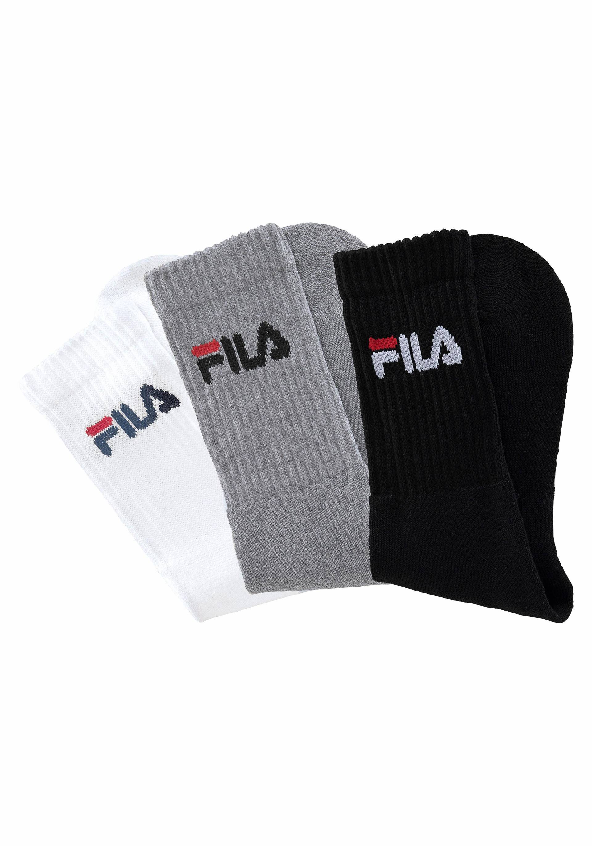 Fila Tennissocken, (3 Paar), mit verstärkten Belastungszonen von Fila