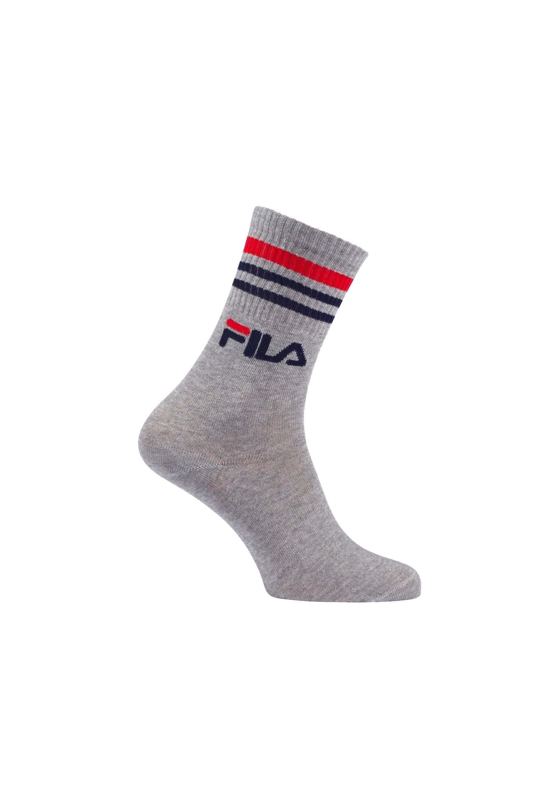 Socken 3 Pack Tennis Damen Taubengrau 35-38 von FILA