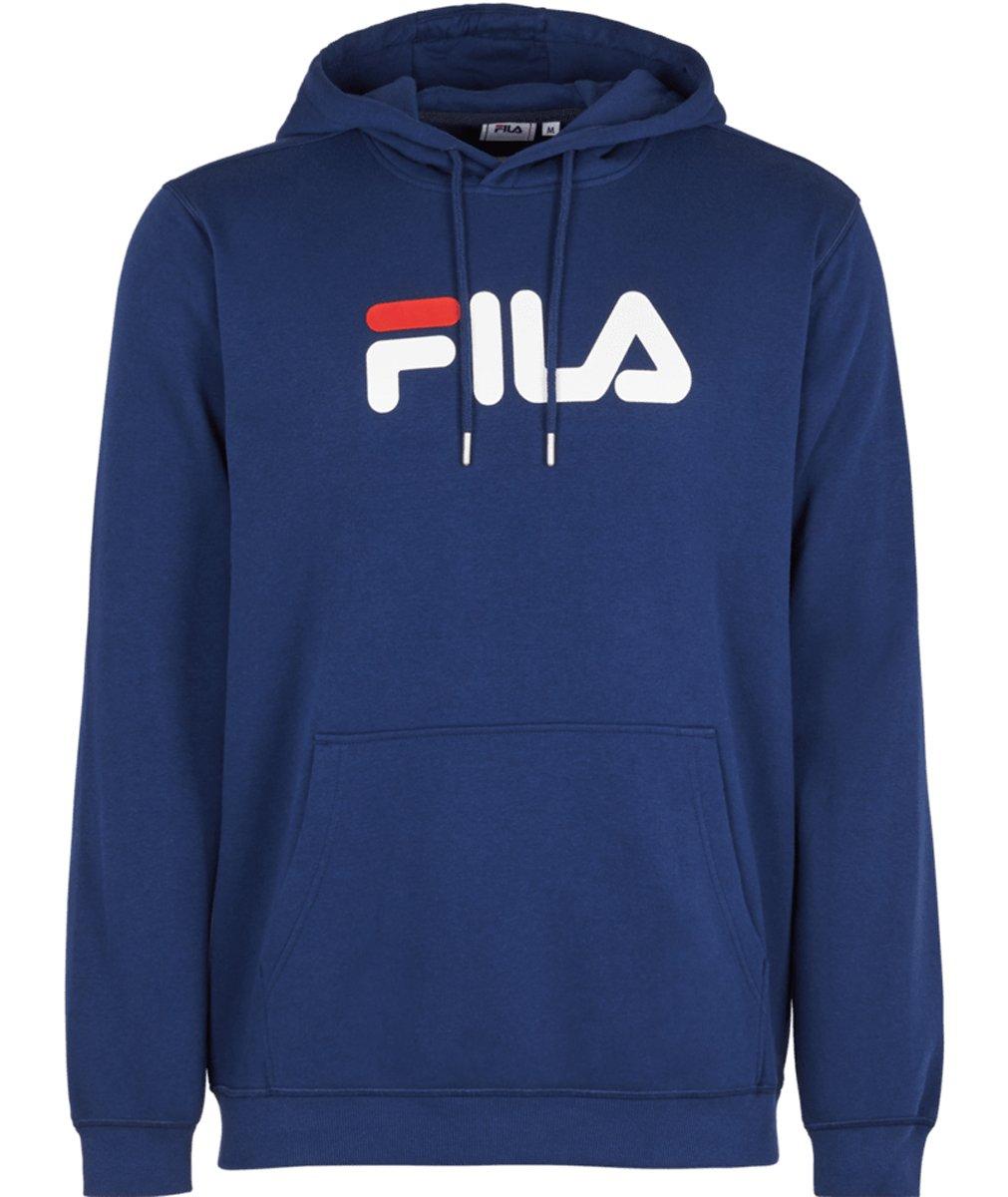 Sweatshirt Bequem Sitzend-barumini Hoody Herren Blau M von FILA