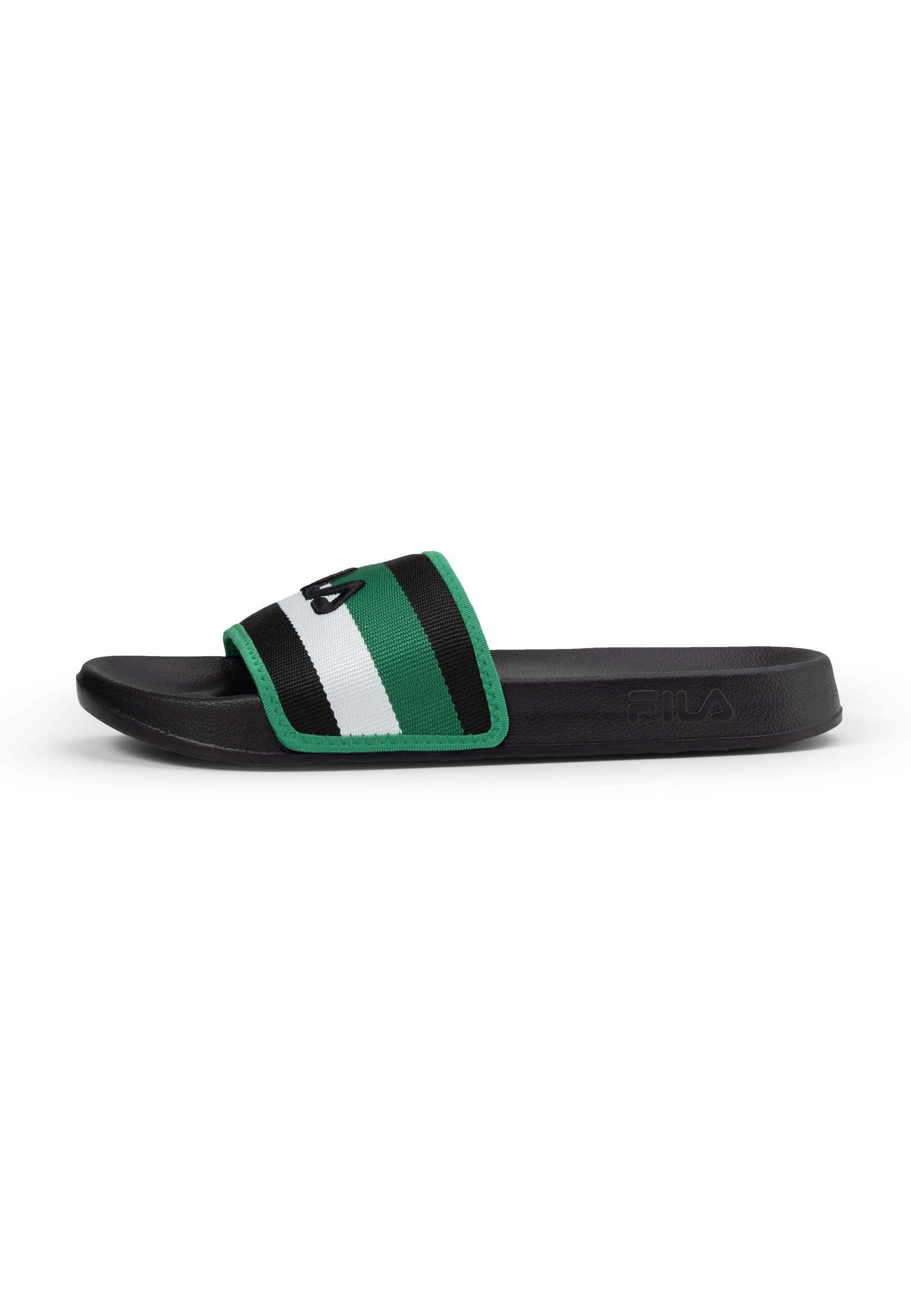 Slippers Morro Bay Stripes Slipper Herren Schwarz 44 von FILA