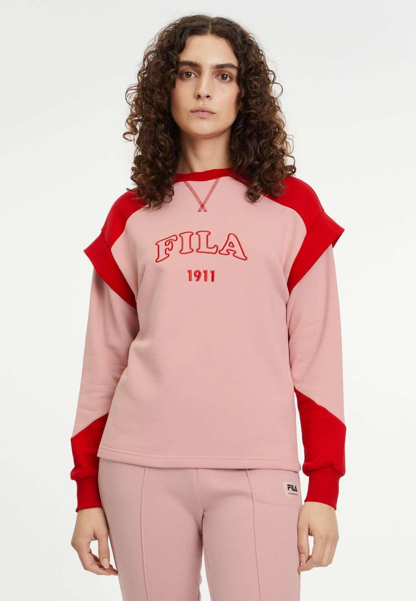 Sweatshirts Tiaret Damen Rosa L von FILA