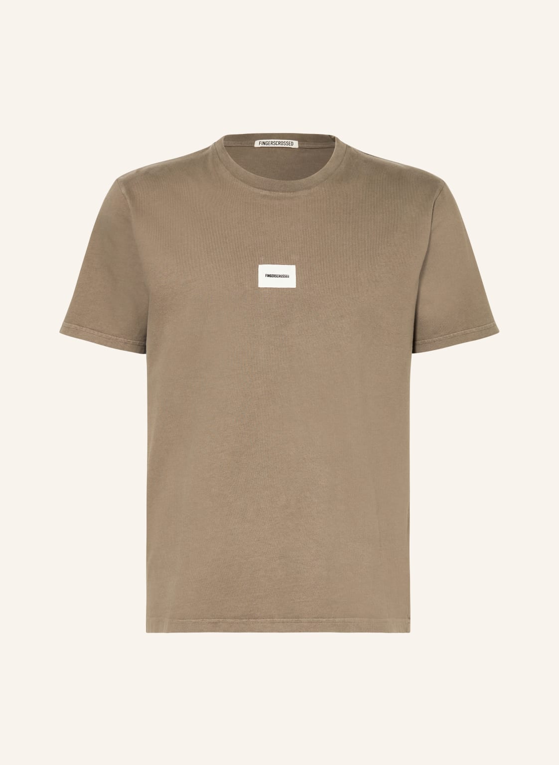 Fingerscrossed T-Shirt Movement beige von FINGERSCROSSED