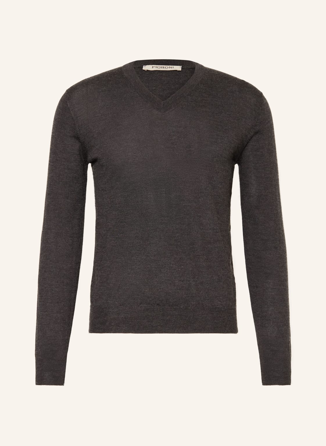 Fioroni Cashmere-Pullover Mit Seide grau Fioroni Cashmere-Pullover Mit Seide grau von FIORONI