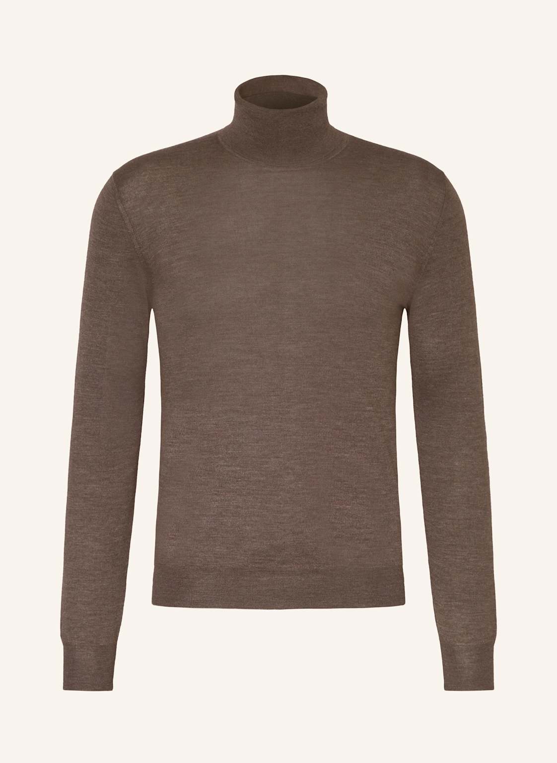Fioroni Rollkragenpullover Aus Cashmere Mit Seide braun von FIORONI