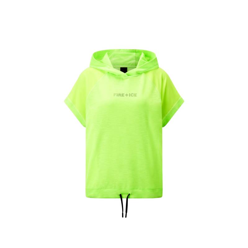 FIRE+ICE Kapuzen-Shirt Damia für Damen - Neon-Grün - M von FIRE+ICE
