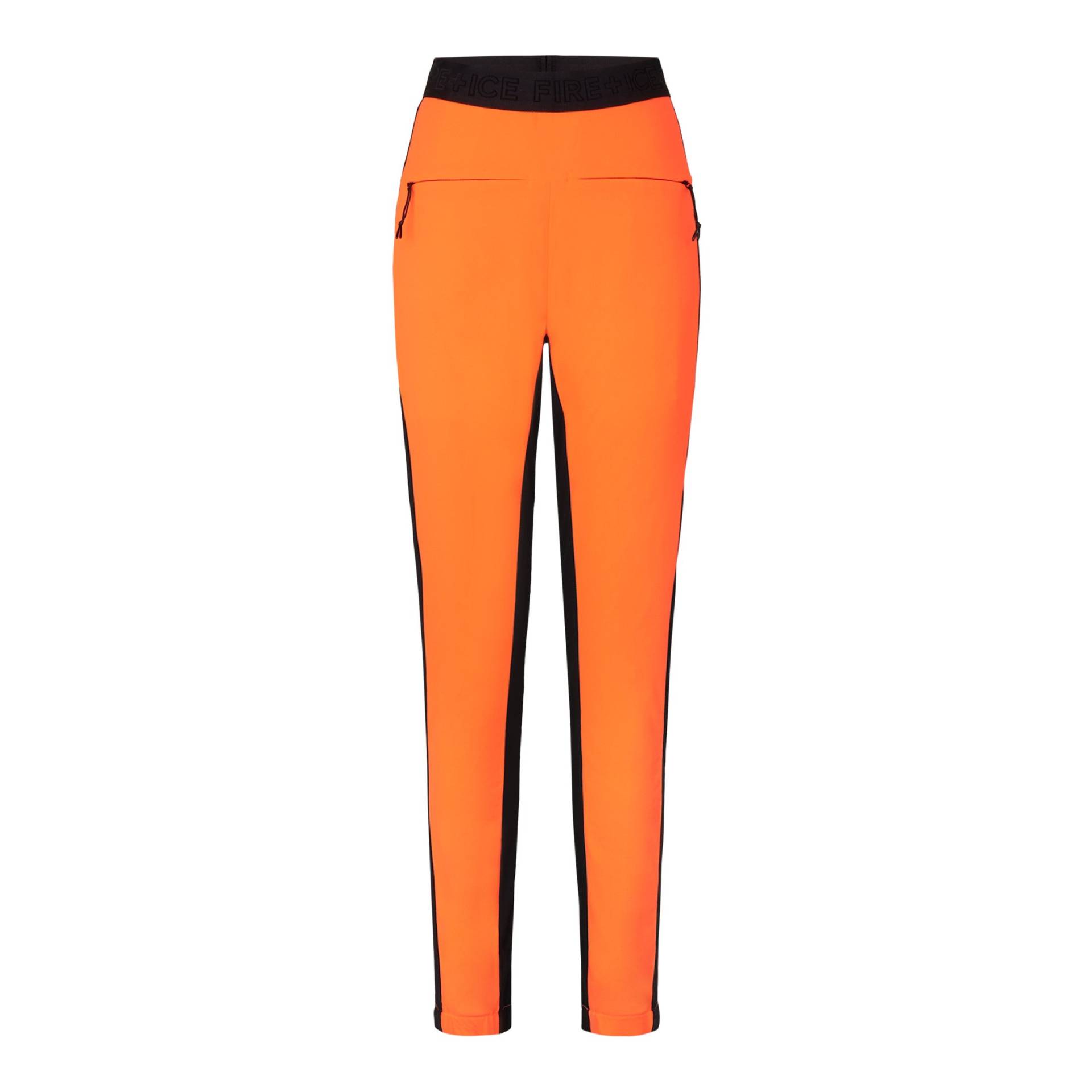 FIRE+ICE Stretch-Hose Susi für Damen - Neon-Orange/Schwarz von FIRE+ICE