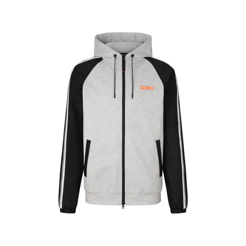 FIRE+ICE Sweatjacke Ubbe für Herren - Hellgrau/Schwarz von FIRE+ICE