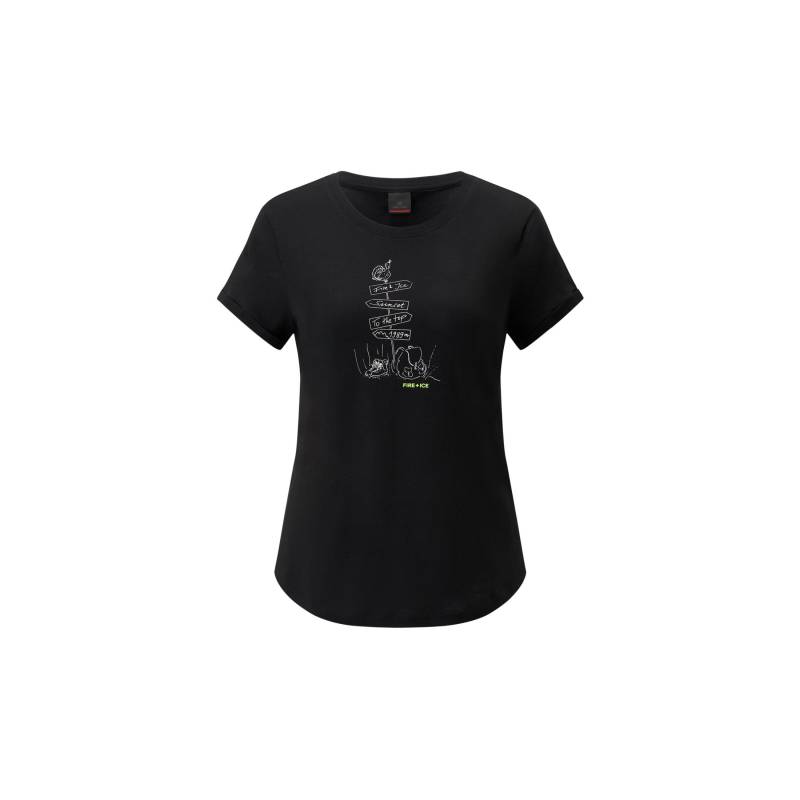 FIRE+ICE T-Shirt Debra für Damen - Schwarz/Weiß - L von FIRE+ICE