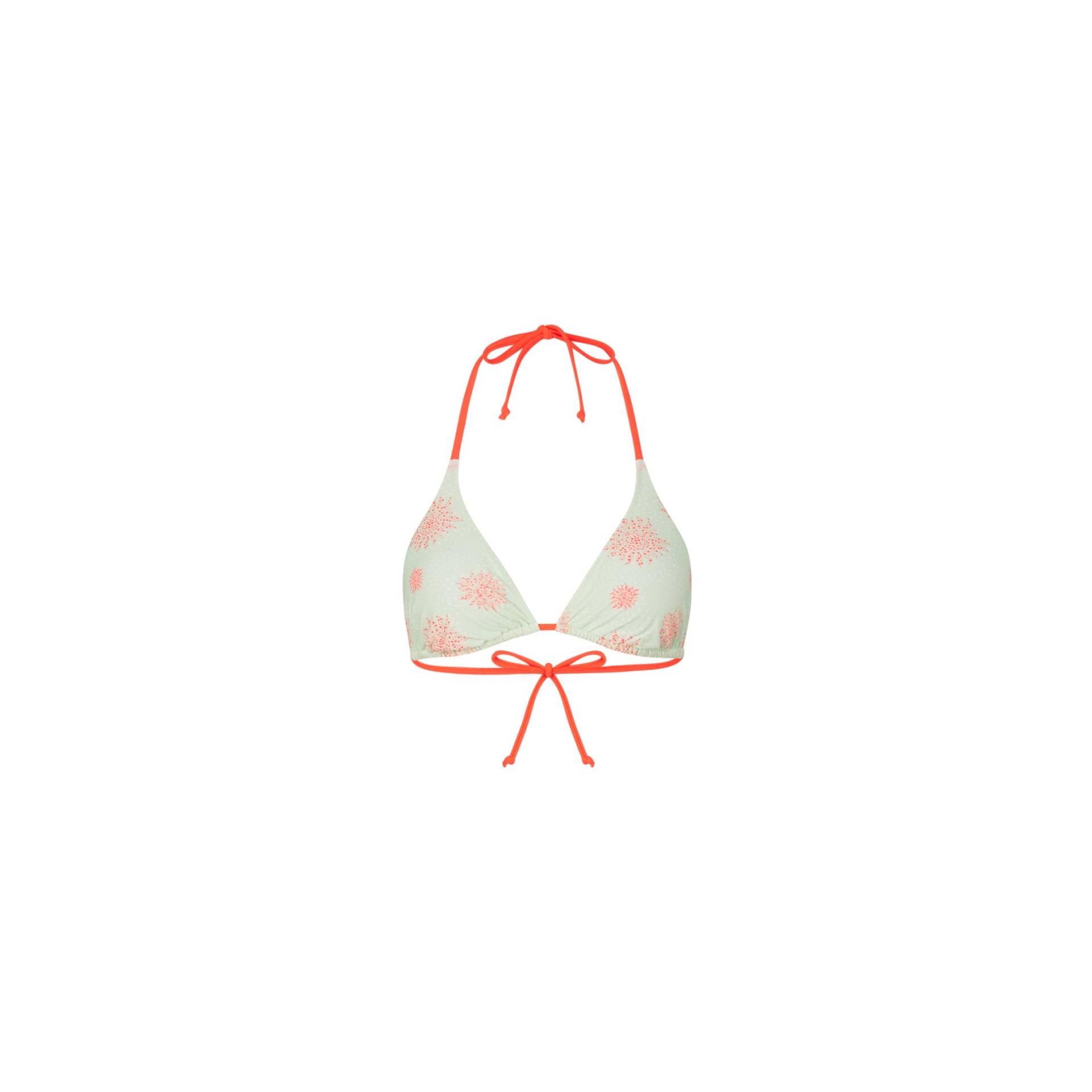 FIRE+ICE Triangel Bikini-Top Gaby für Damen - Mint/Koralle von FIRE+ICE