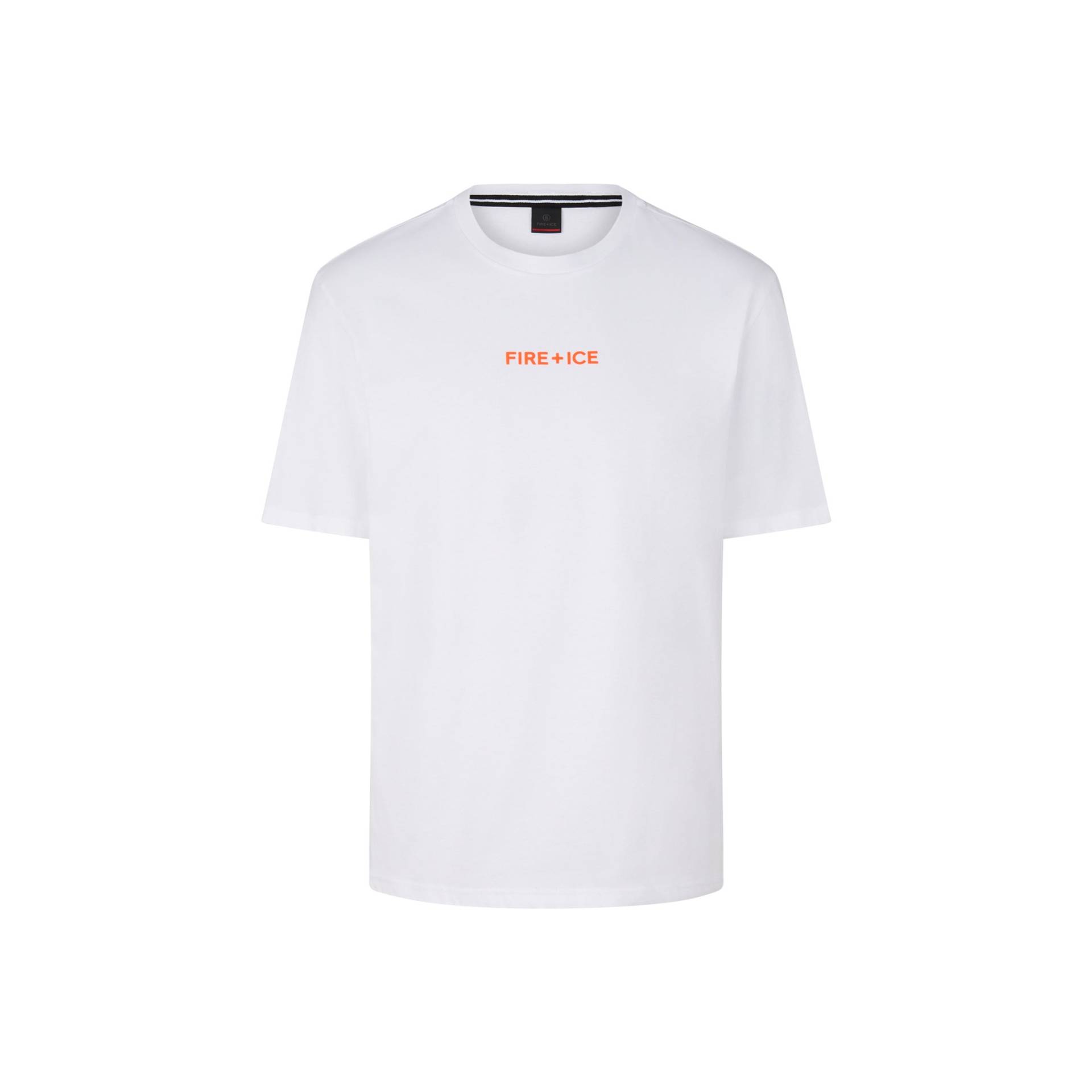 FIRE+ICE Unisex T-Shirt Mick - Weiß/Orange von FIRE+ICE