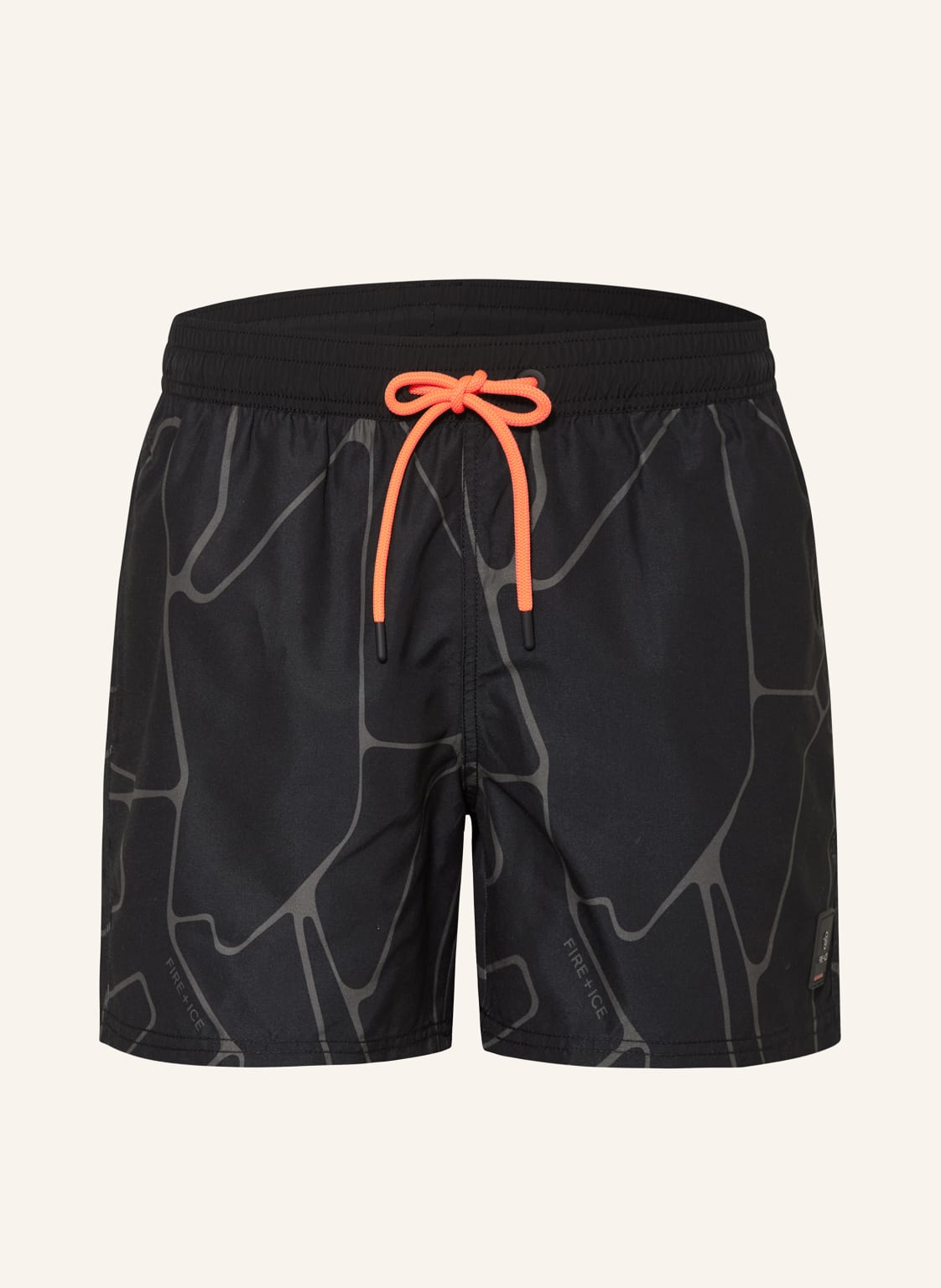 Fire+Ice Badeshorts nelson2 schwarz von FIRE+ICE