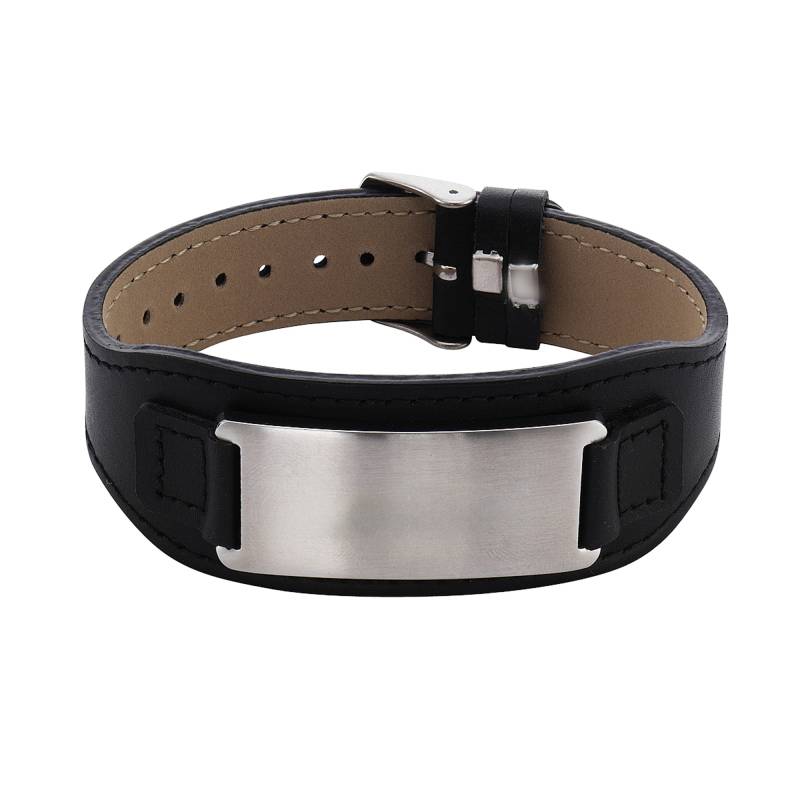 Firetti Armband »Schmuck Geschenk Lederarmband mit ID-Platte verstellbar« von Firetti