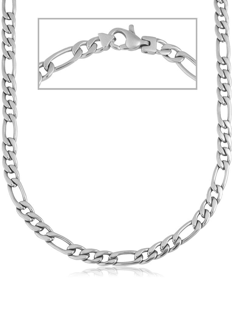 Firetti Edelstahlkette »Schmuck Geschenk Halskette Figarokette« von Firetti