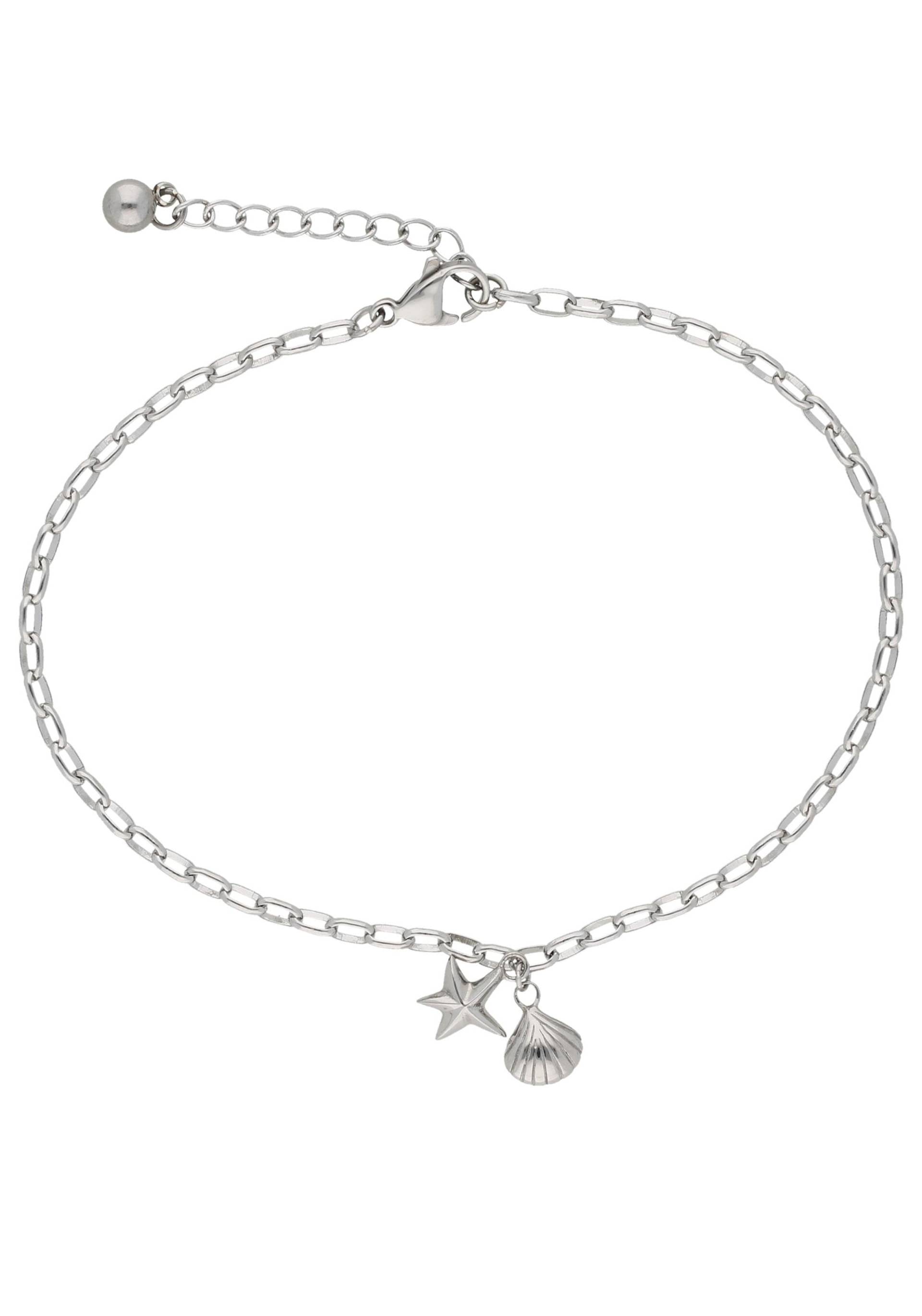 Firetti Fusskette »Schmuck Geschenk Körperschmuck Maritim Seestern+Muschel Ankerkette« Firetti Fusskette »Schmuck Geschenk Körperschmuck Maritim Seestern+Muschel Ankerkette« von Firetti