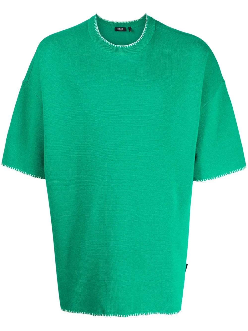 FIVE CM decorative stitching T-shirt - Green von FIVE CM