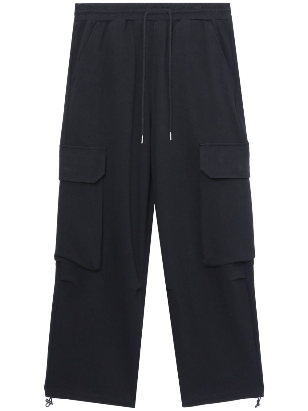 FIVE CM elasticated-waistband cargo trousers - Black von FIVE CM