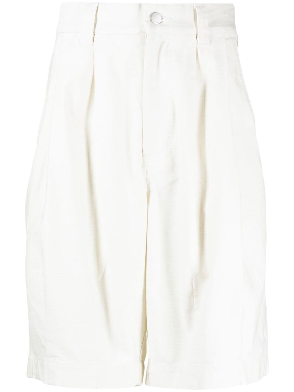 FIVE CM knee-length cotton shorts - Neutrals von FIVE CM