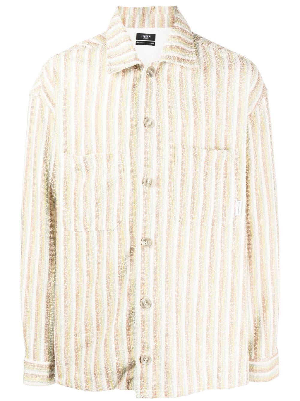 FIVE CM lurex-detail long-sleeved shirt - Multicolour von FIVE CM