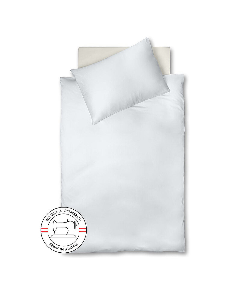 FLEURESSE Satin Bettwäsche Royal Uni 140x220cm Silber hellgrau FLEURESSE Satin Bettwäsche Royal Uni 140x220cm Silber hellgrau von FLEURESSE