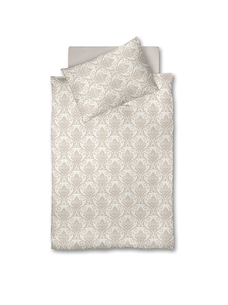 FLEURESSE Tencel Bettwäsche LUXURY JAQUARD 70x90cm / 140x200cm Sandstone camel von FLEURESSE