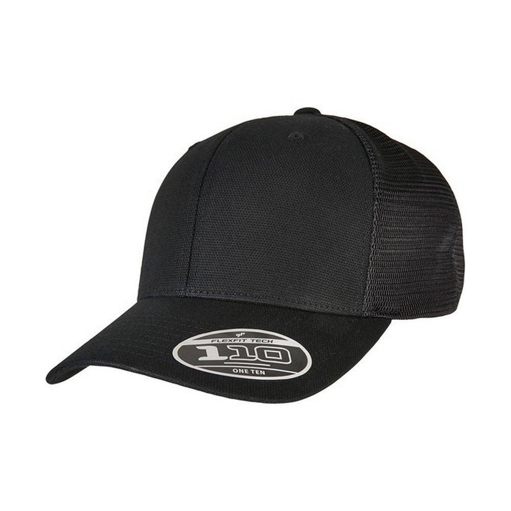 110 Trucker Cap Strukturiert Damen Schwarz ONE SIZE von FLEXFIT