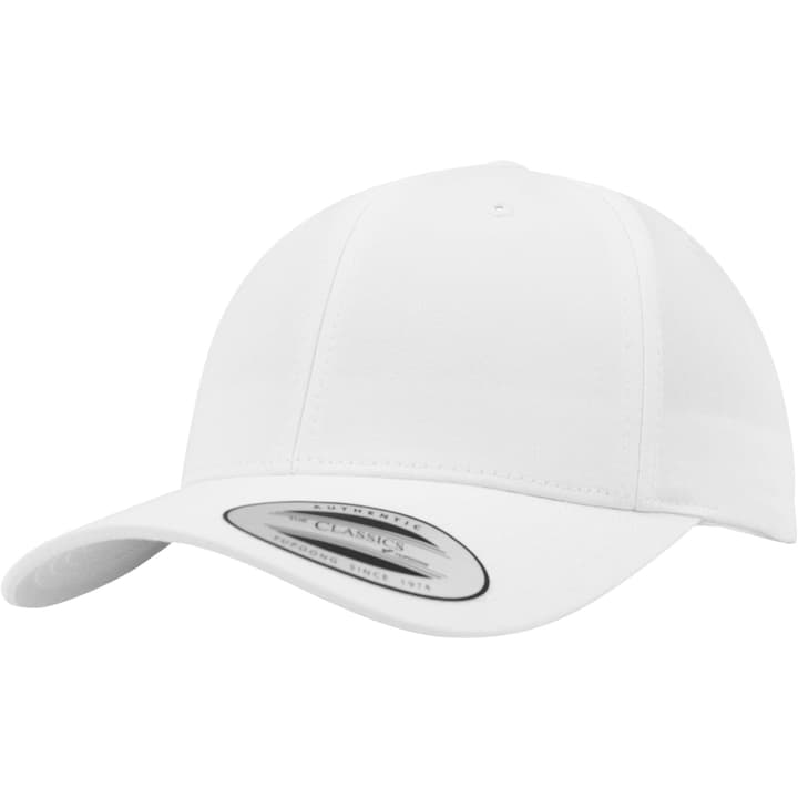 Flexfit Curved Classic Snapback Cap weiss Flexfit Curved Classic Snapback Cap weiss von FLEXFIT