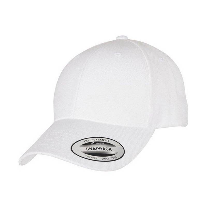 Premium Snapback Mütze Damen Weiss ONE SIZE von FLEXFIT