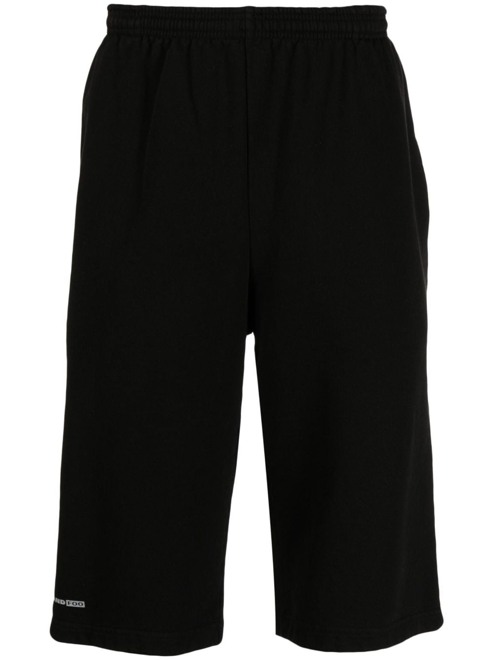 FOO AND FOO logo-print cotton track shorts - Black von FOO AND FOO