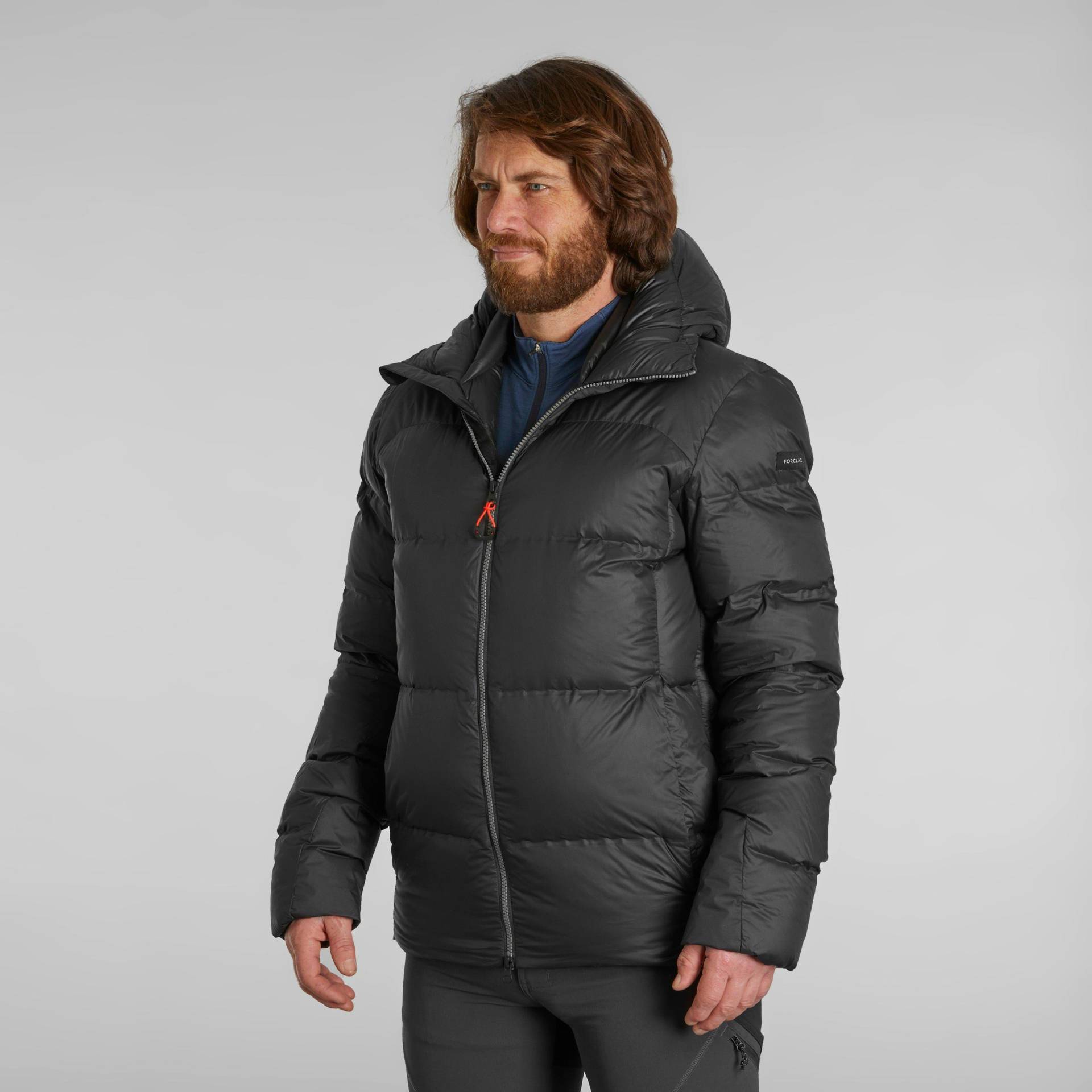 Daunenjacke - Mt900 Herren Gewittergrau S von FORCLAZ