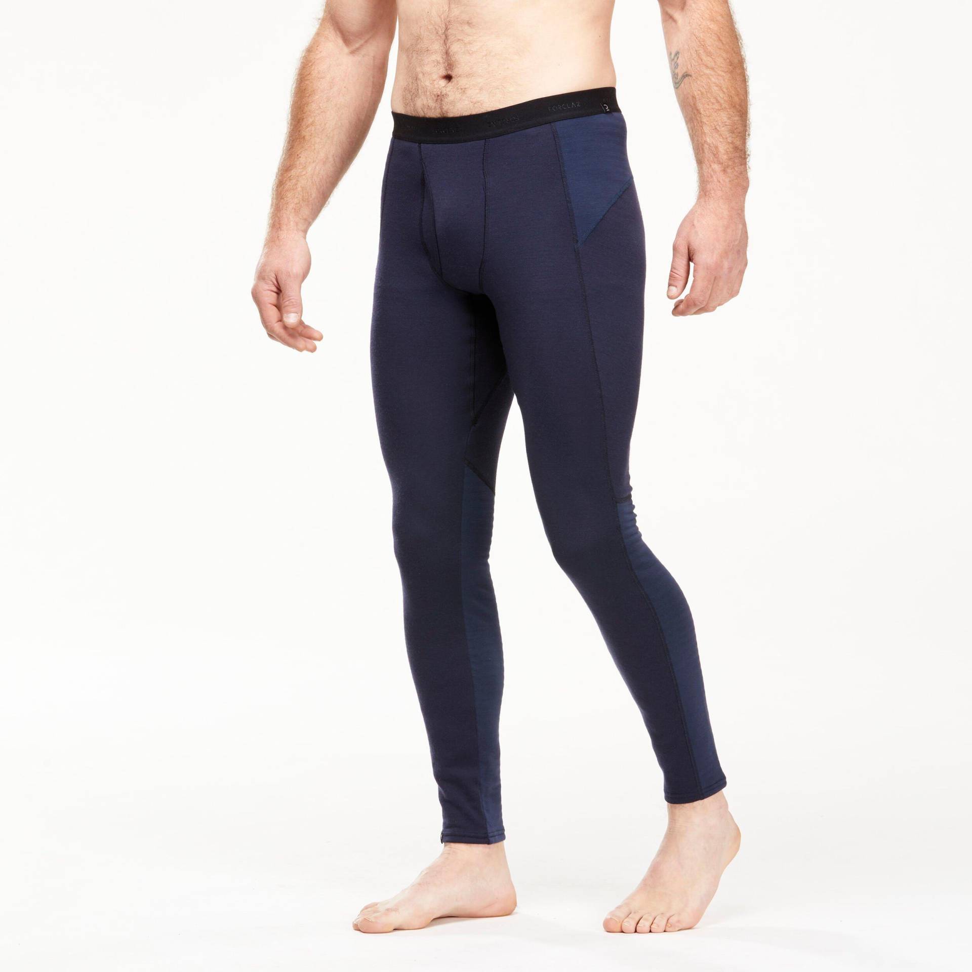 Leggings - Mt900 Herren Blau Bedruckt M von FORCLAZ