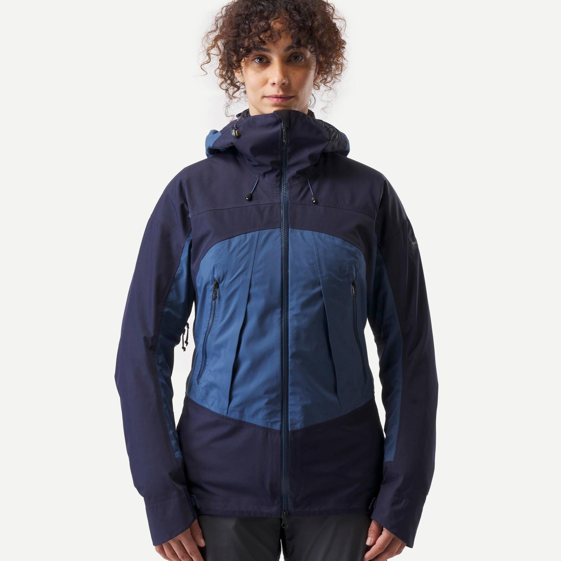 Jacke - Mt500 Wtp Damen Blau Bedruckt XS von FORCLAZ