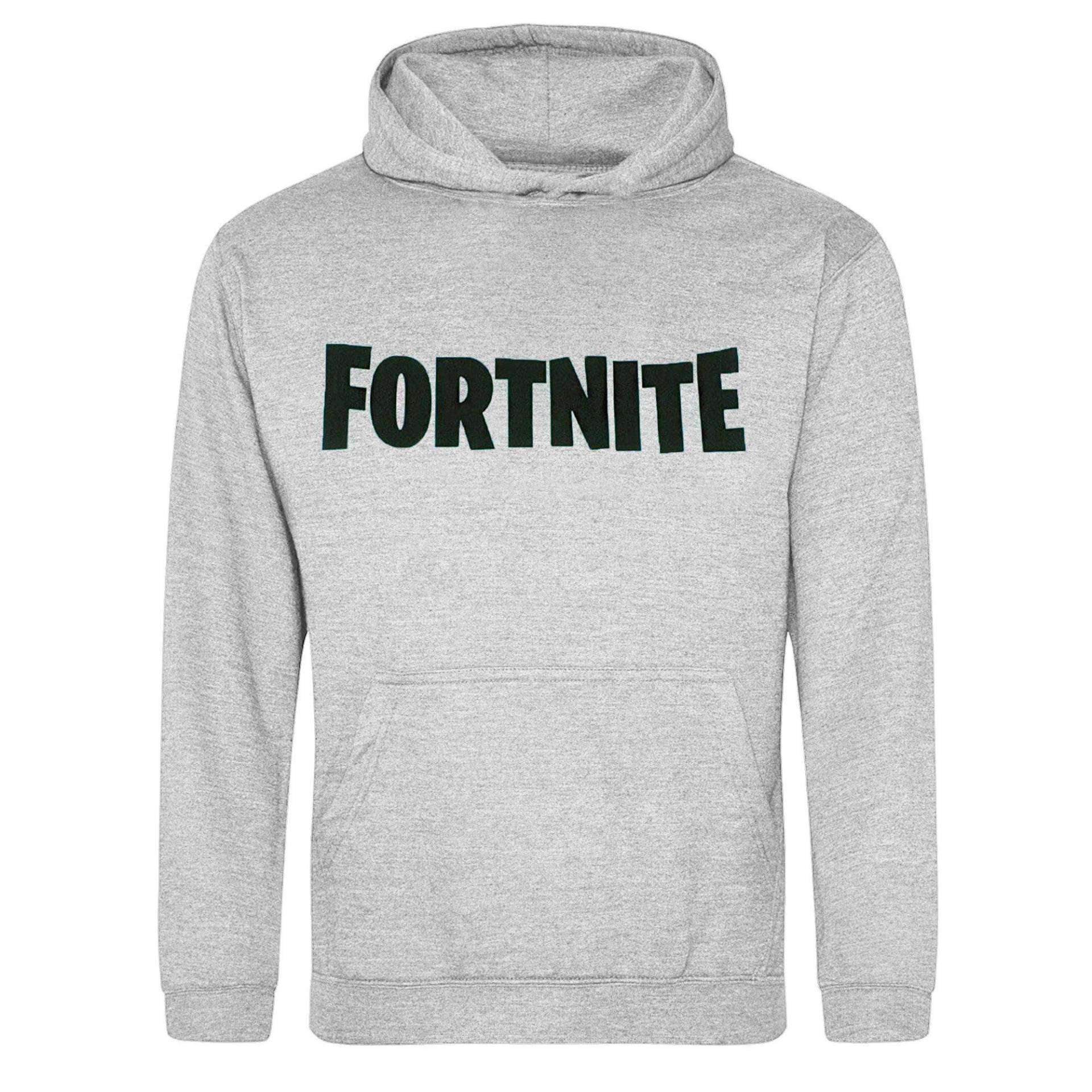 Kapuzenpullover Jungen Grau 11-12A von FORTNITE