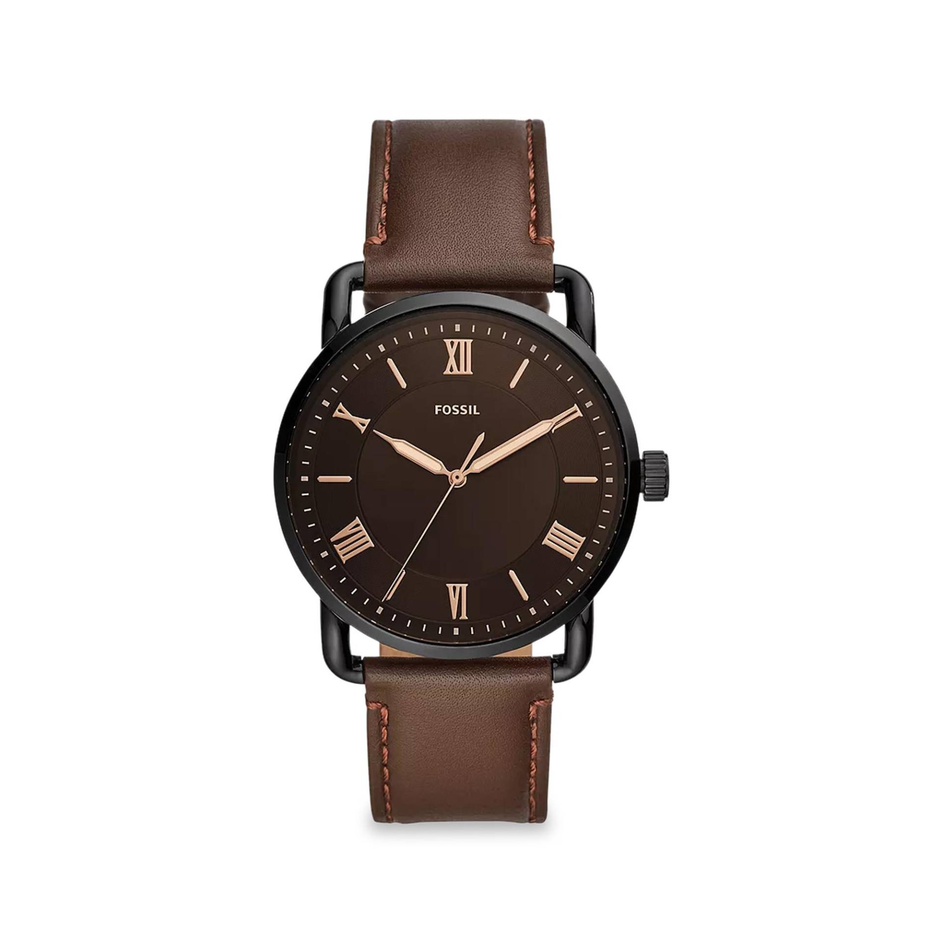 Analoguhr Herren Braun 44mm von FOSSIL