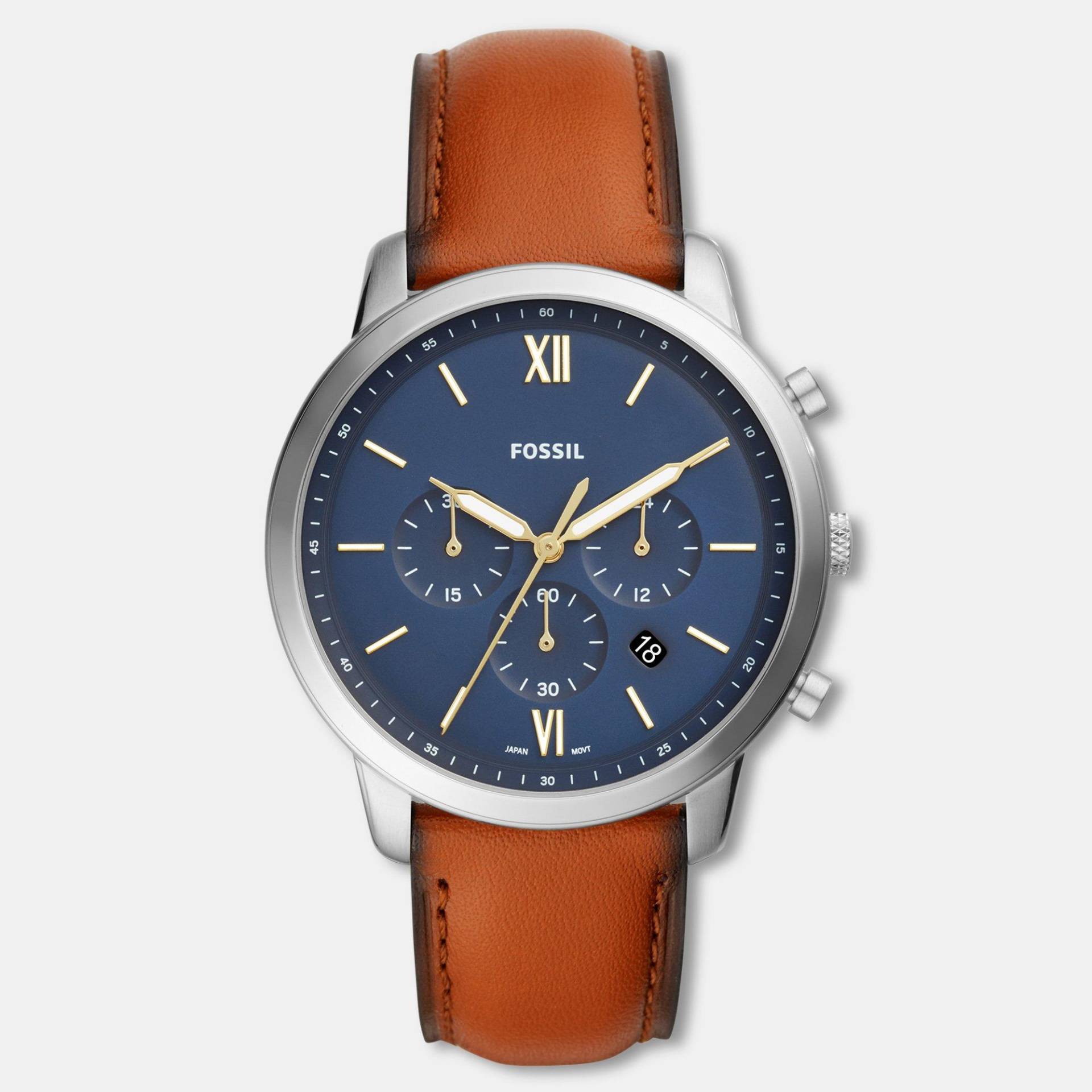 Chronograph Uhr Herren Braun 44mm von FOSSIL